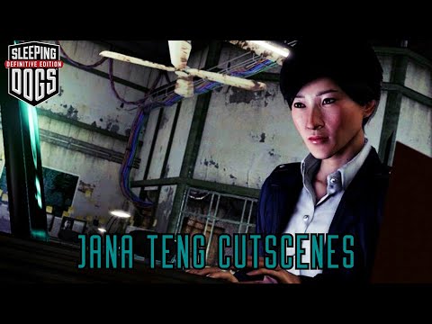 Jana Teng All Cutscenes 4K Ultra HD - Sleeping Dogs: Definitive Edition