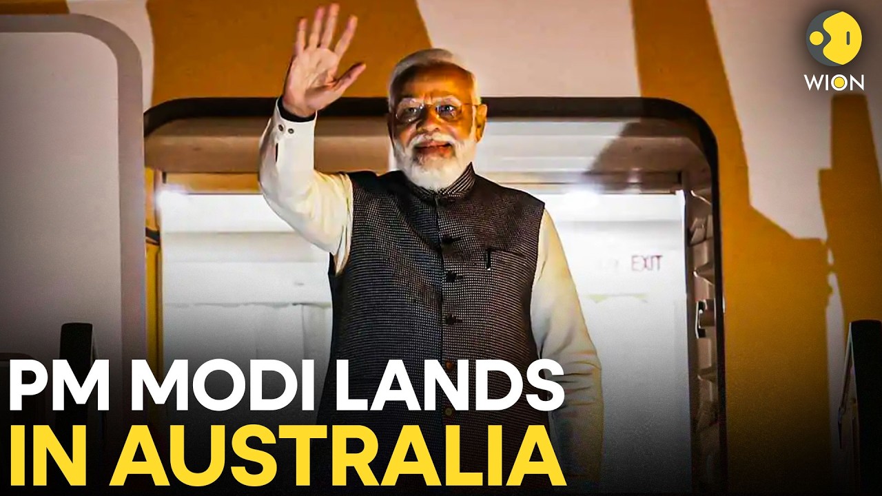 LIVE: PM Modi Lands in Melbourne for Summit Talks With PM Albanese | WION LIVE