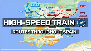 🚅 the HIGH-SPEED train lines in SPAIN 🇪🇸 #061