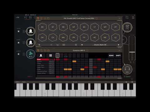Sediment ✌️☮️😊 MIDI Drum Sequencer #Octachron  playing  #FACdrumkit.  #Zeeon on lead, pads and bass