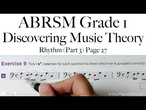 ABRSM Discovering Music Theory Grade 1 Rhythm (Part 3) Page 27 with Sharon Bill