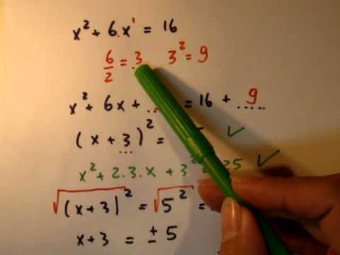 Me Salva! Vestibular - Completar quadrados passo a passo