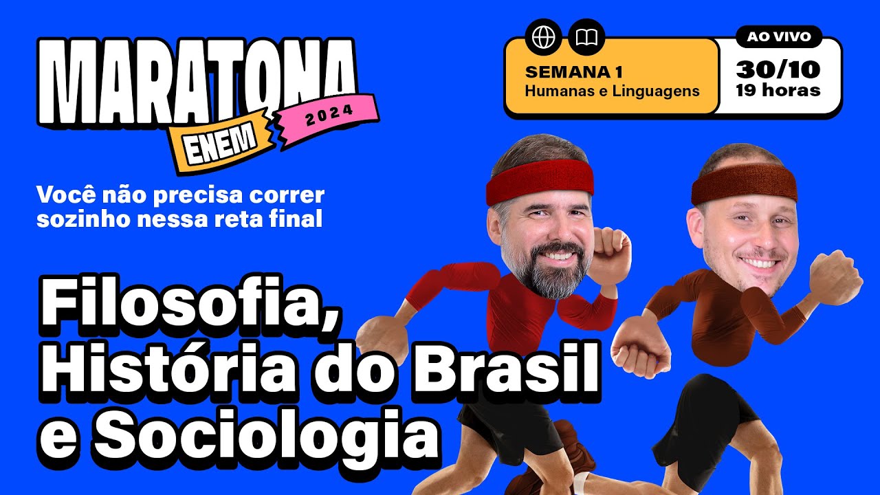 🏁MARATONA ENEM 2024 | Aula 03: Ciências Humanas e Linguagens