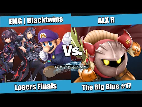 The Big Blue #17 Losers Finals - EMG | Blacktwins (Mario, Aegis) vs ALX R (Meta Knight)