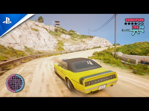 GTA 5 - PlayStation 5 Remastered Graphics? 2021 NEW Island Ray-Tracing Graphics Mod! [GTA 5 PC Mods]