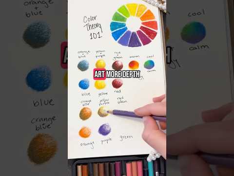 How to Use Color Theory pt2 | Beginner Art Tips #colortheory #arttutorial #coloring #art