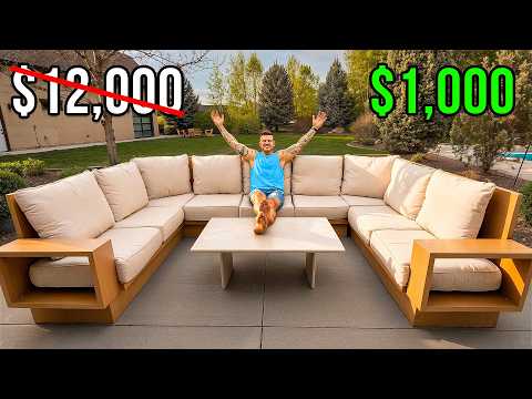 I Built a $12,000 Outdoor Patio Sectional for $997