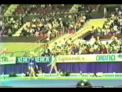 4th T BUL Sylvia Topalova V - 1985 World Gymnastics Championships 9.550
