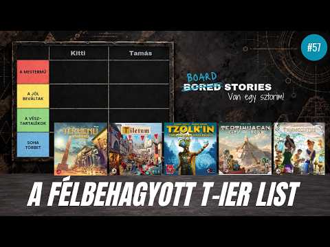 Egy meg nem született tier list története… #57 - Board Stories | The GiftForge Podcast