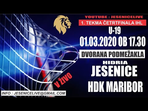 U-19  HD HIDRIA JESENICE - HDK MARIBOR
