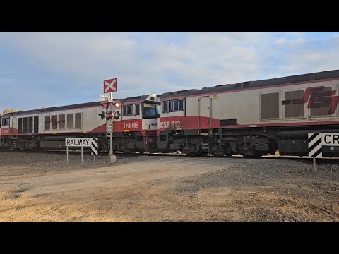 7AM9 SCT "Grey Ghost" train, Penfield SA to Laverton VIC, 1730, 7/9/24, Great Western Loop VIC