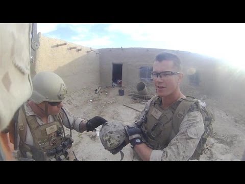 U.S. Marine survives sniper's bullet to head