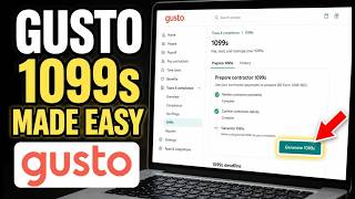 How to connect Gusto to produce 1099s correctly for contractors - Step By Step