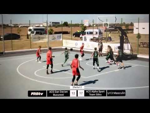 ACS Dan Dacian București U13 Masculin (2007) - Acțiune colectivă în finala Turneului Național.