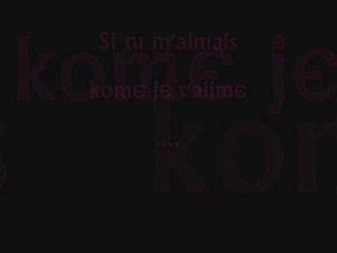 Video thumbnail for Si tu m’aimais