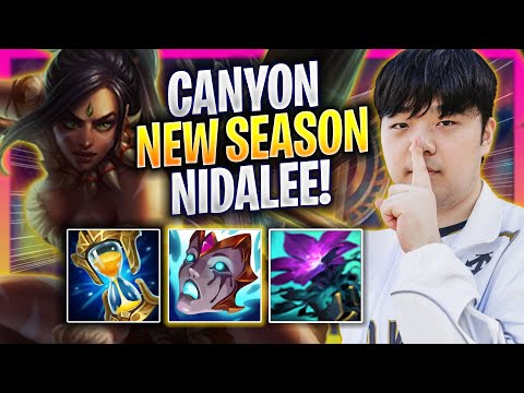 CANYON IS A BEAST WITH NIDALEE IN THE NEW SEASON! - GEN Canyon Plays Nidalee JUNGLE vs Rengar!
