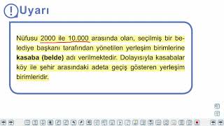 Eğitim Vadisi 9.Sınıf Coğrafya 19.Föy Yerleşme Doku ve Tipleri 2 Konu Anlatım Videoları