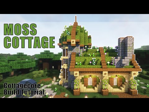 Minecraft Moss Cottage | Cottagecore Moss House Tutorial