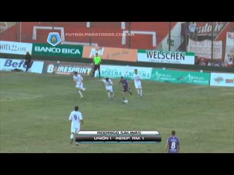 Los goles de Unión 1 - Independiente RM 1. Fecha 40. Torneo Primera B Nacional. Fútbol Para Todos.