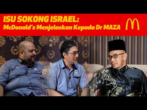 ISU SOKONG ISRAEL: McDonald's Menjelaskan Kepada Dr MAZA