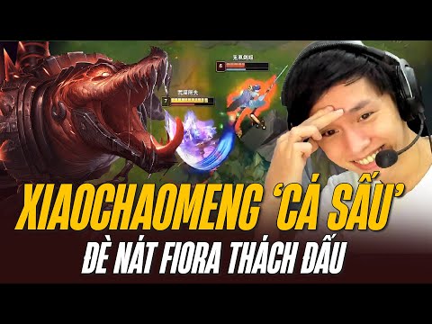 XIAOCHAOMENG VÀ VÁN ĐẤU HOÀN HẢO ĐÈ NÁT FIORA THÁCH ĐẤU MÁY CHỦ SIÊU CẤP TRUNG QUỐC VỚI RENEKTON