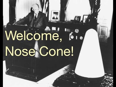 Eisenhower's Meeting with a Missile Nose Cone