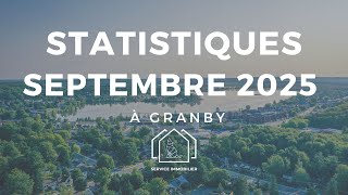 STATISTIQUES IMMOBILIÈRES  de Granby pour septembre 2025  🚀 - Immobilier
