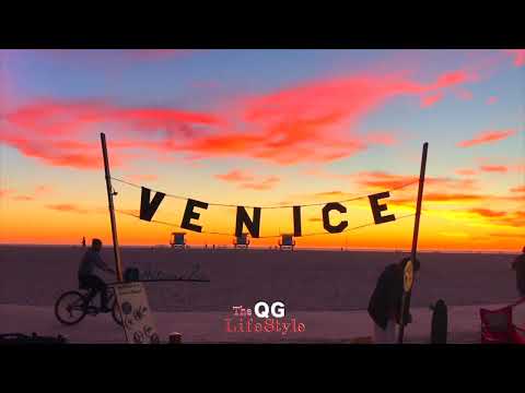 Venice Beach Sunset in Los Angeles : Golden Splendour!