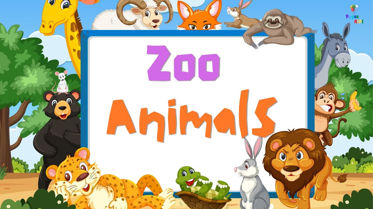Learn Zoo Animals for Kids with Flashcards and Videos - Perfect for Toddlers!