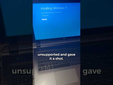 Windows 11 on Unsupported Hardware? I tried it!