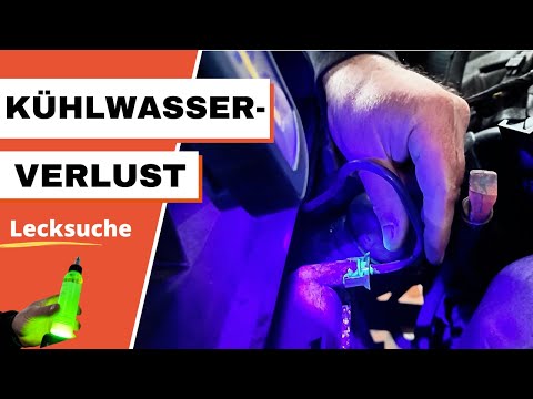 Kühlwasser Leck finden - mit UV Licht!