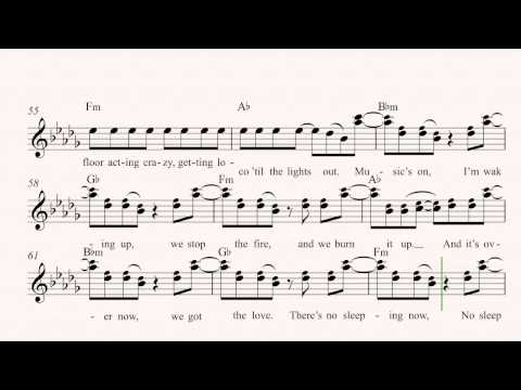 Oboe  - Burn - Ellie Goulding - Sheet Music, Chords, & Vocals