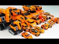 Orange Color Transformers RID Prime Beast Hunters Carbot Tobot Vehicle Transformation Robot Car Toy