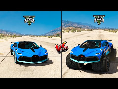 Gta 5 Normal bugatti chiron Car Vs Gta 5 Monster bugatti chiron Car - Which Is Best?
