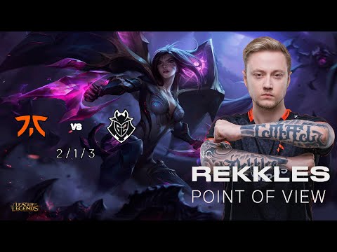 Kai'Sa⚡REKKLES POV⚡ FNC vs G2 📆w7d2 lec spring 20' 📆