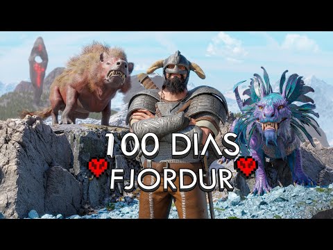 Sobrevivendo 100 Dias no ARK: Fjordur