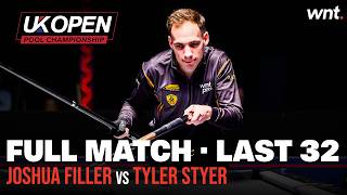 Joshua Filler vs Tyler Styer | Last 32 | 2025 UK Open Pool Championship