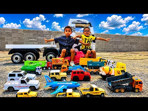 لن تصدق عدد سيارات والشاحنات التي يملكه حمودي وعلولي! 🚜🚓 #سيارات 