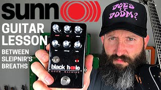 Sunn O))) Drone Metal Guitar Lesson w/ TAB - Life Metal: Between Sleipnir's Breaths - Drop A Tuning