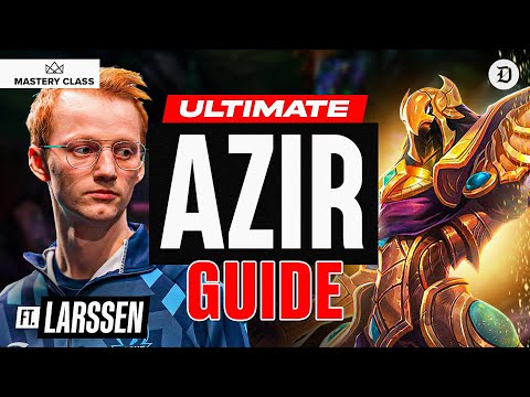 CHALLENGER Azir guide from Rogue's Mid Laner Larssen | Item build, Runes, and gameplay
