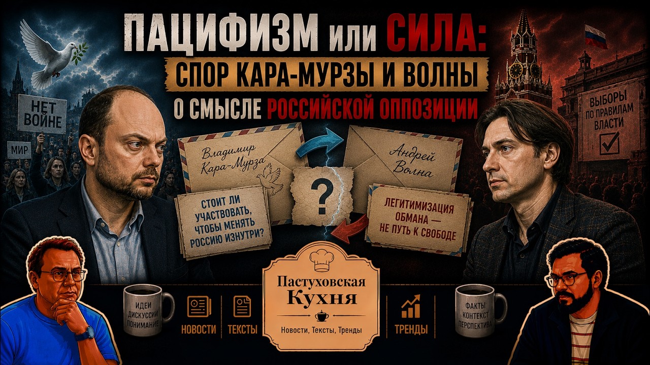Пацифизм или сила: спор Кара-Мурзы и Волны о смысле российской оппозиции. Пас