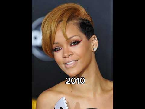 Rihanna's transformation (2000 - 2023) #transformation #shorts