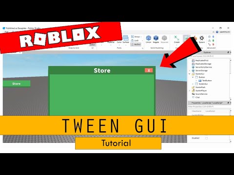 Roblox Studio How To Tween Gui Apphackzone Com - roblox scripting guide gamepass weapon or tool youtube
