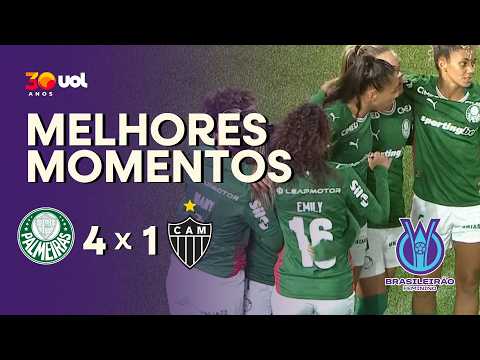 Gols e lances de Palmeiras x Atlético Mineiro