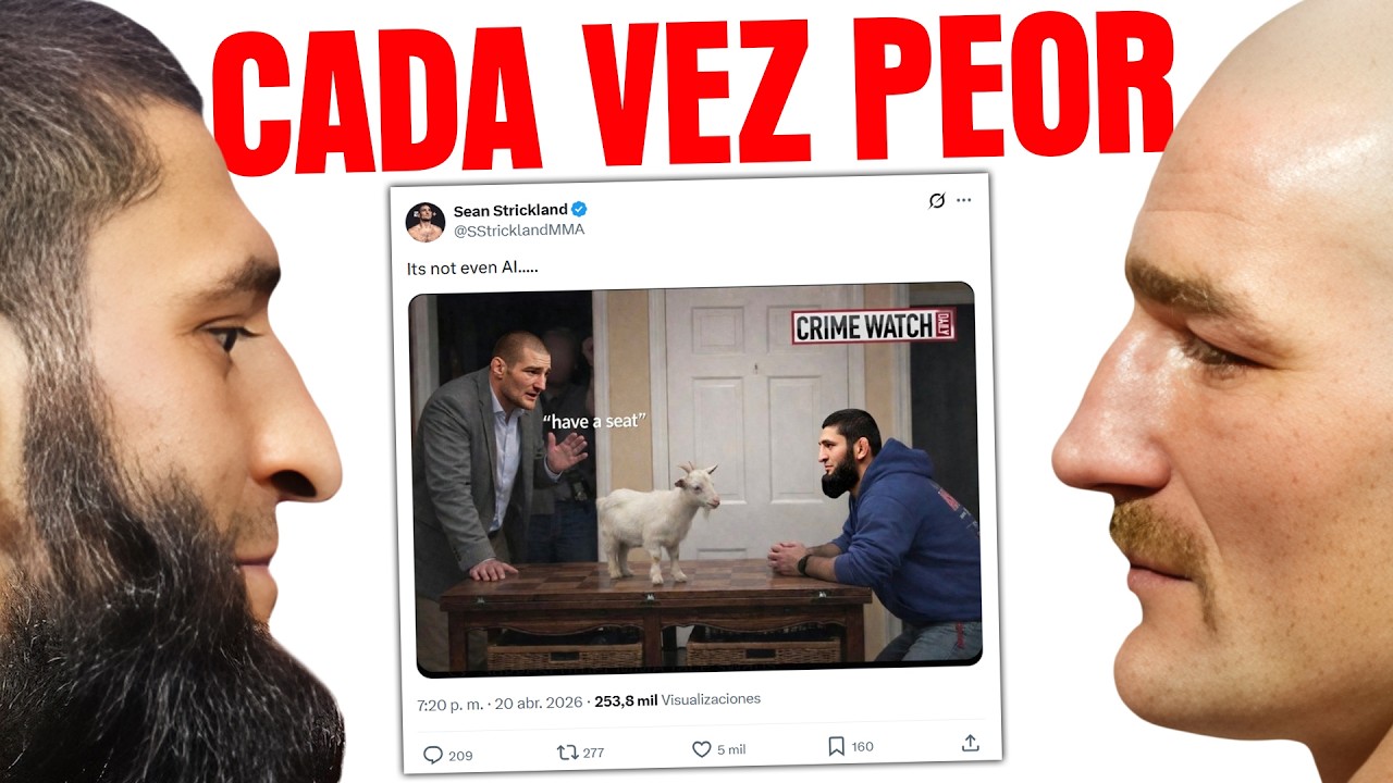 DUELO de MEMES entre KHAMZAT y STRICKLAND!!!