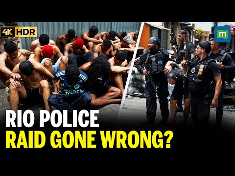 Rio Police Raid; Officials Claim 'Taking Lead Against Crime', Residents Say 'Massacre' | N18G | 4K