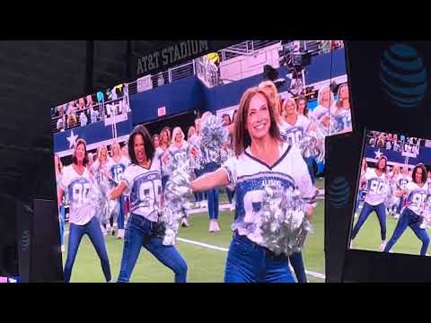 Dallas Cowboys Cheerleaders Alumni celebration 2023 halftime show