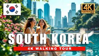 Seoul’s Hidden River Walk 🌿 A Peaceful Escape in the City | 4K Walking Tour in South Korea 🇰🇷