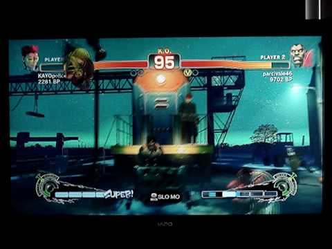SSF4: KAYOpolice (Viper) vs parcivale46 (Balrog) - Japanese XBL Ranked