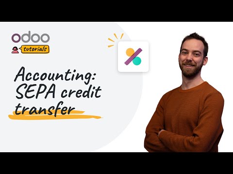 SEPA credit transfer  | Odoo Accounting